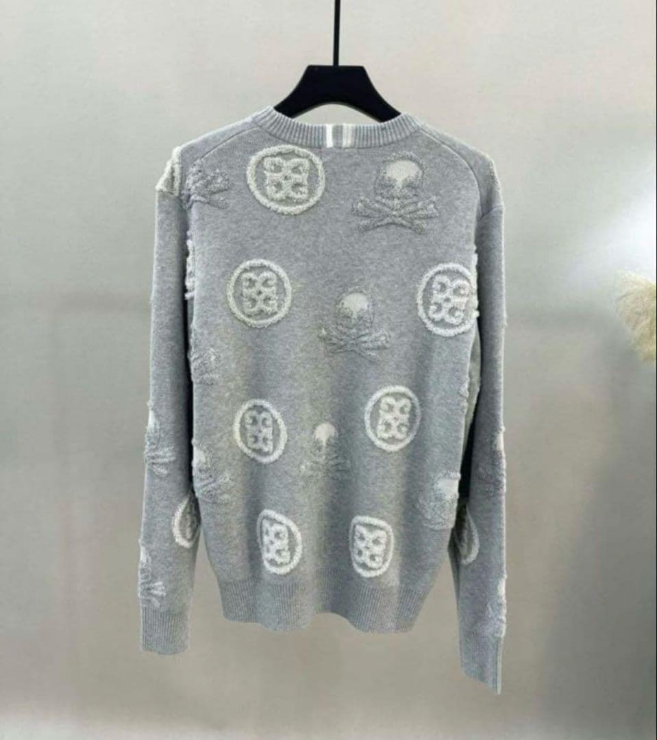 ダンロップ 最高級 カシミヤ100% 上質 Vネック ニット セーター