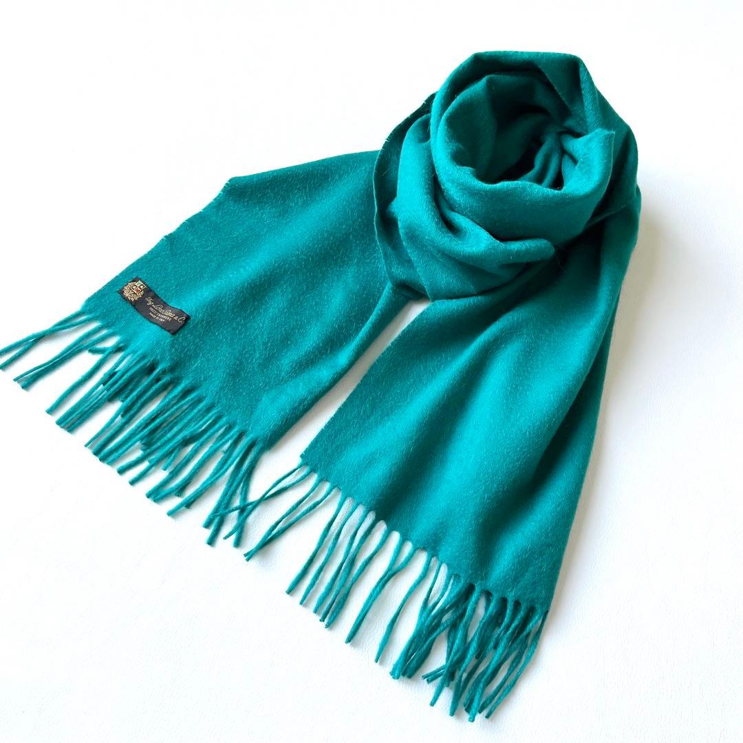 4961【美品】ロロピアーナ　中盤ストール カシミヤ 100％ イタリア製