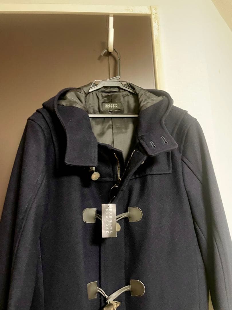 バーニーズニューヨーク ダッフルコート L ネイビー　新品タグ付