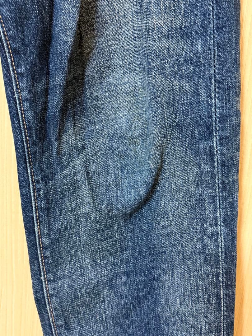 ★A BATHING APE エイプ★バックプリントデニム W32L30★