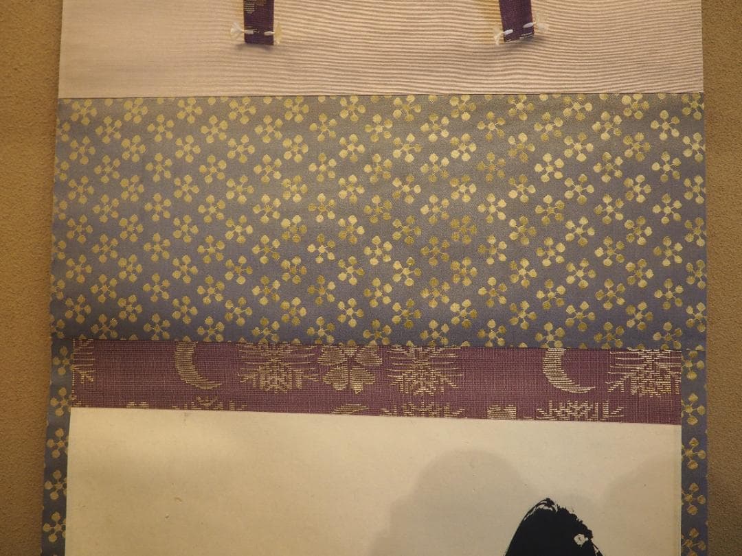 大徳寺塔頭黄梅院院主 小林太玄自筆書『瀧 直下三千丈』掛軸（共箱）