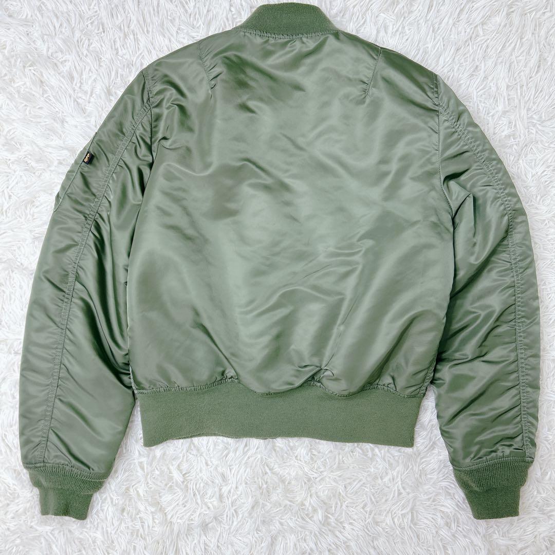 アルファ MA-1 USA製 80s 90s リバーシブル　フライトジャケット