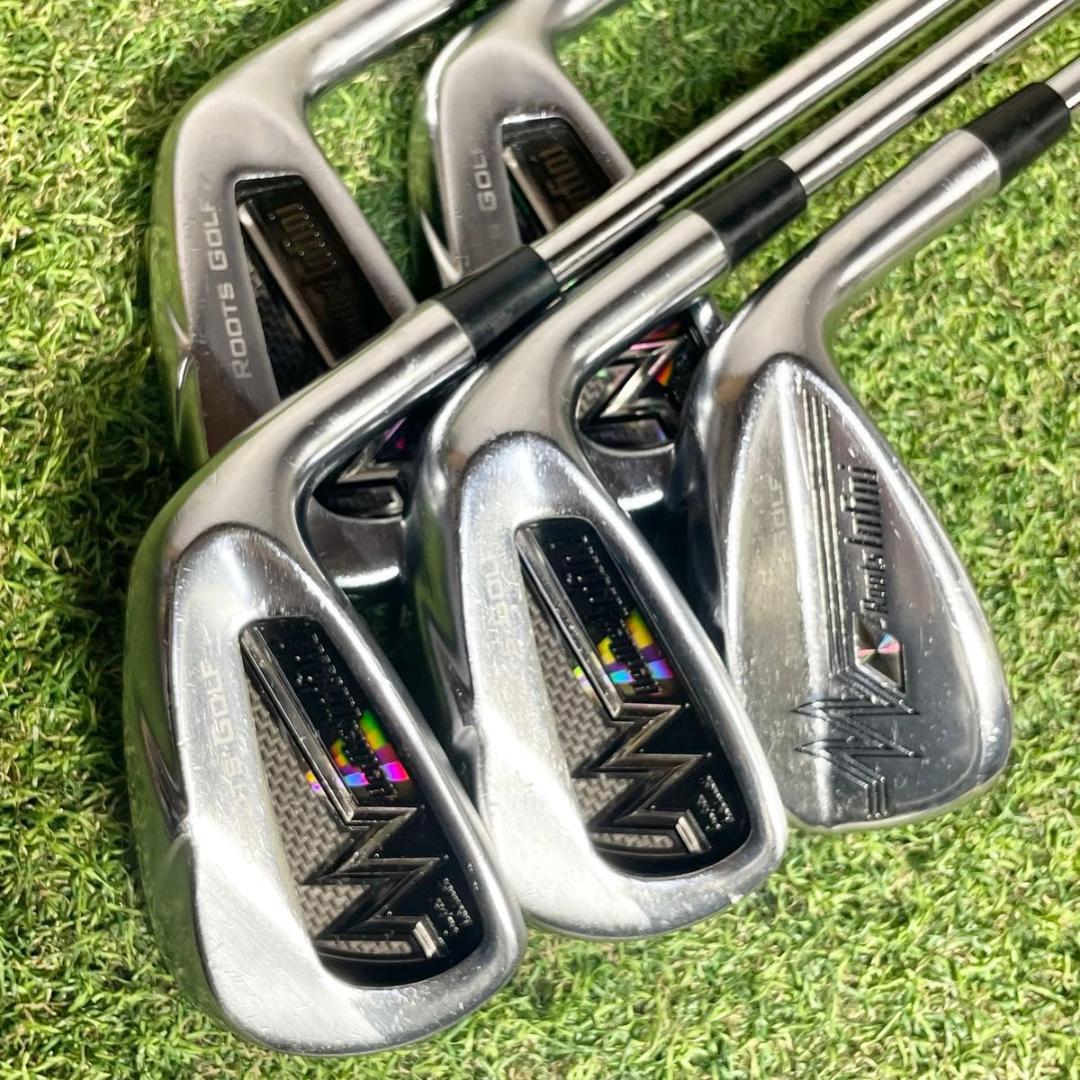 ルーツゴルフ アーメット インフィニ アイアンセット 5本 メンズ S 右 良品