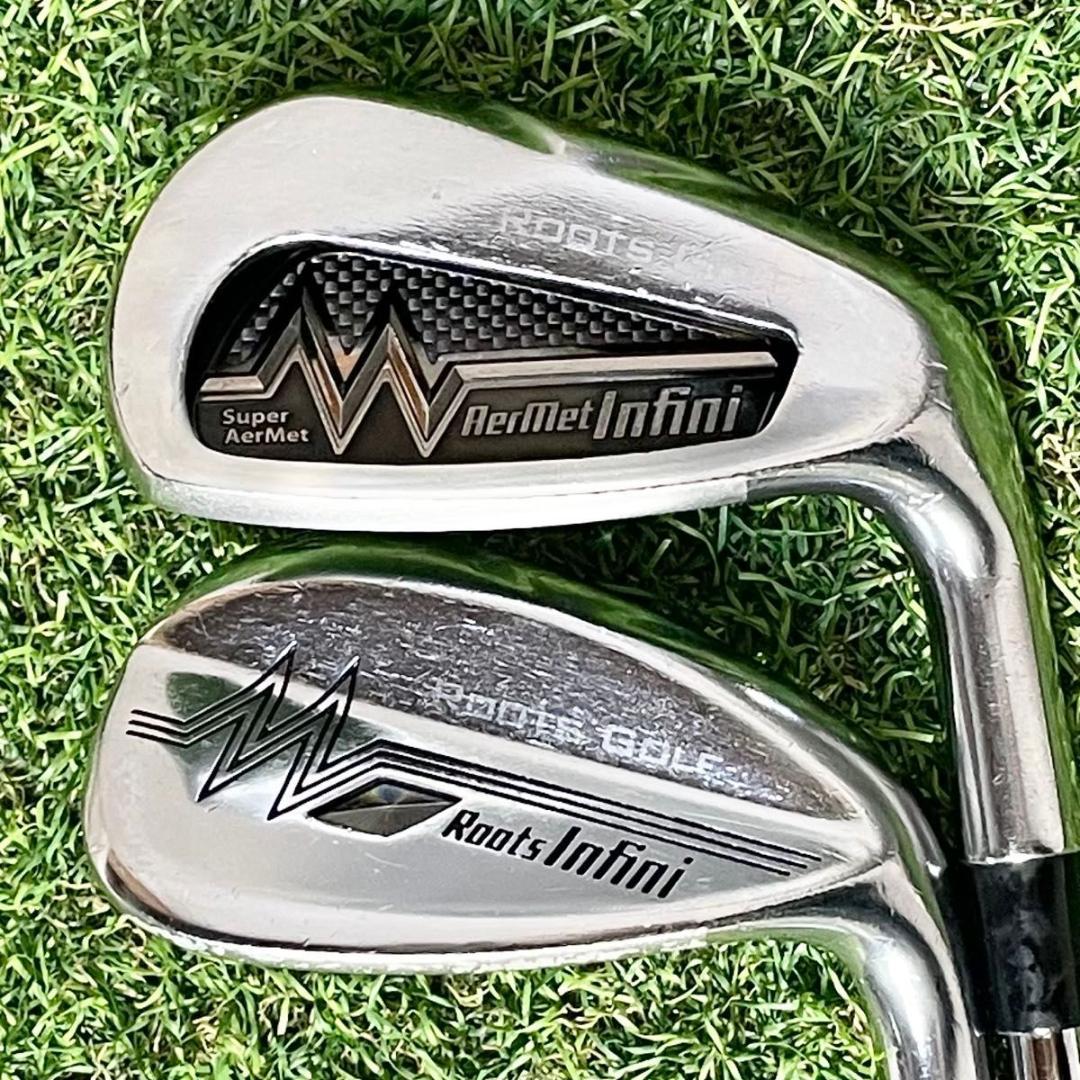 ルーツゴルフ アーメット インフィニ アイアンセット 5本 メンズ S 右 良品