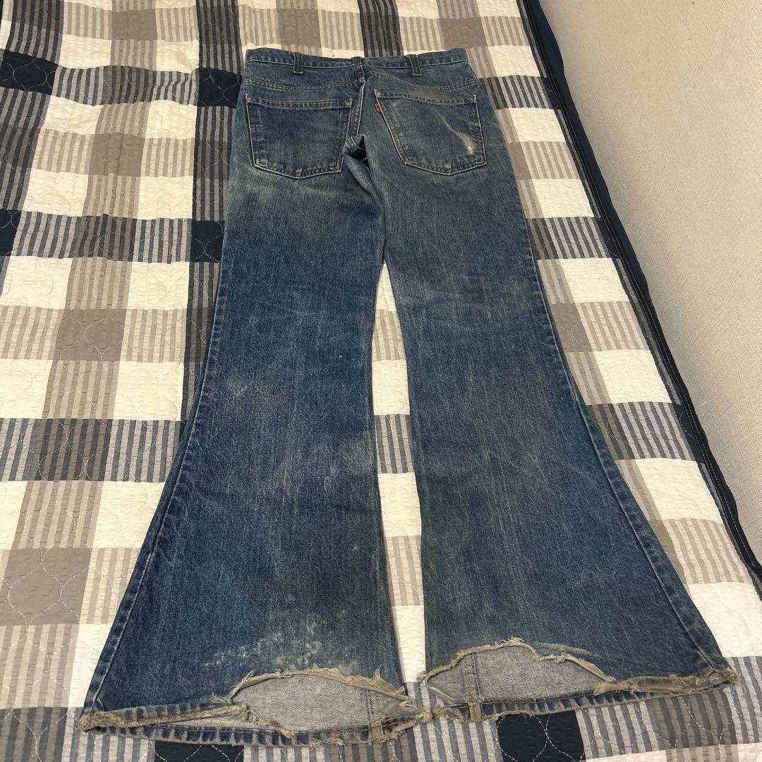 70's vintage levi's 584 フレアデニムパンツ ベルボトム