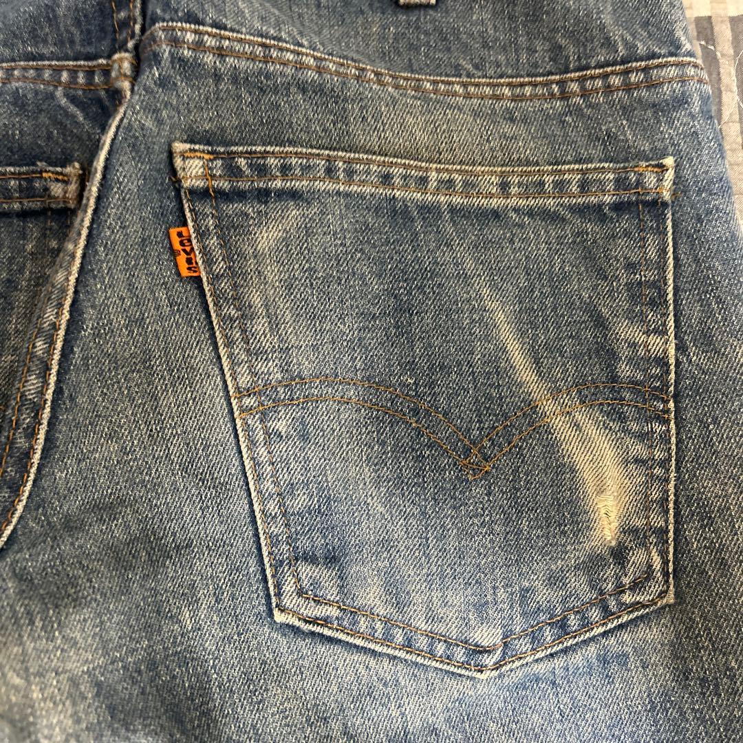 70's vintage levi's 584 フレアデニムパンツ ベルボトム