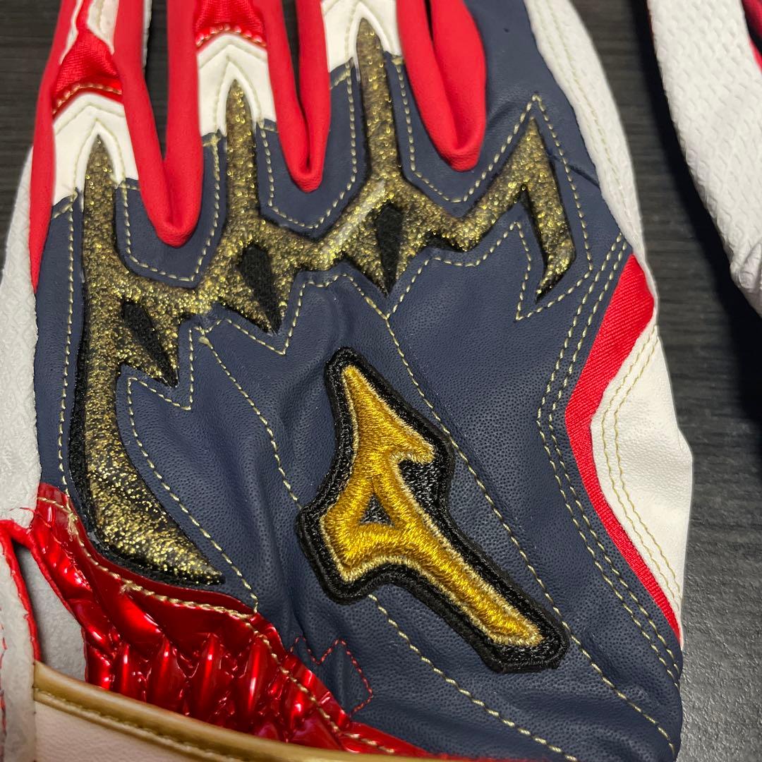 WBC ミズノプロ　バッティング手袋　サイズ26