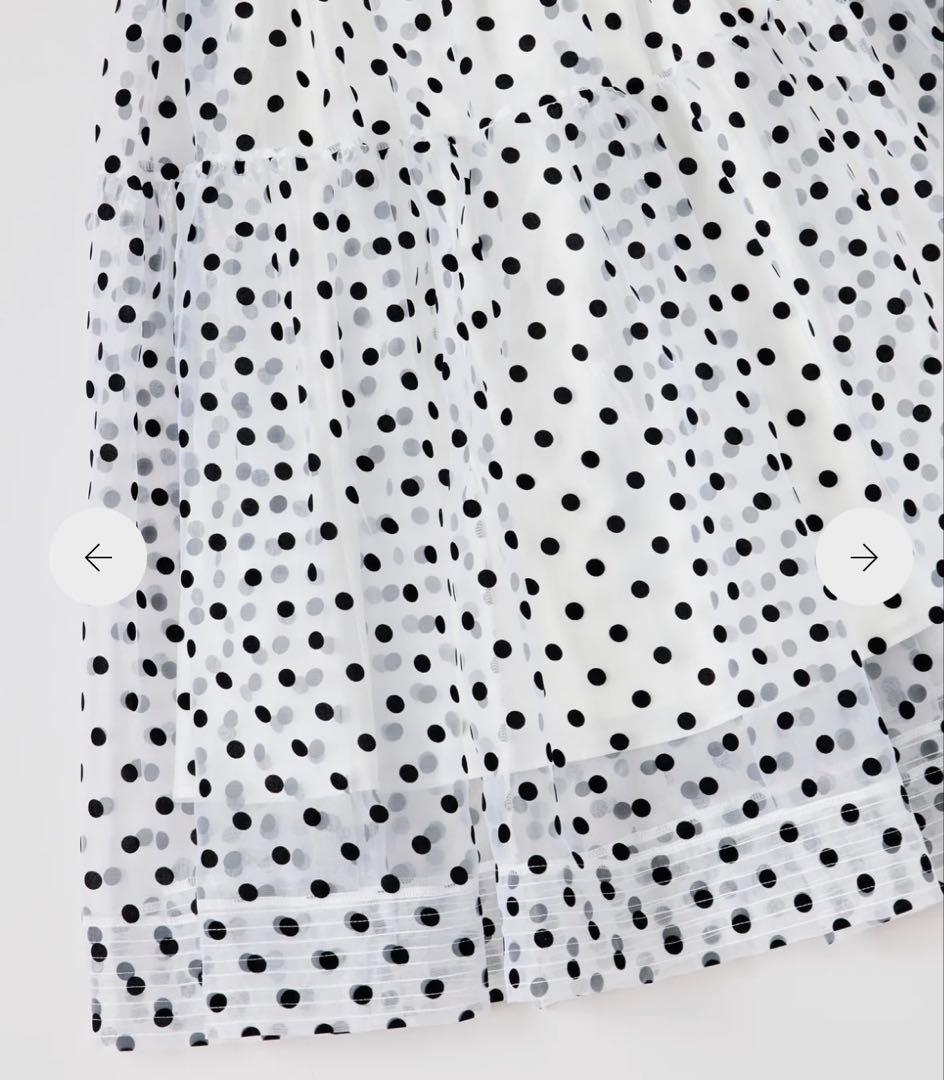POPPY＊TIERED DOT SKIRT