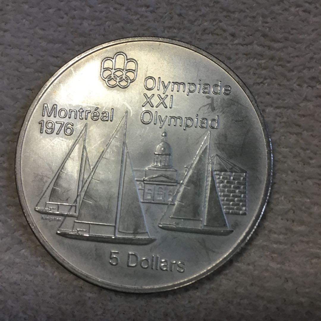 1976年モントリオールオリンピック5ドル記念コイン - メルカリ