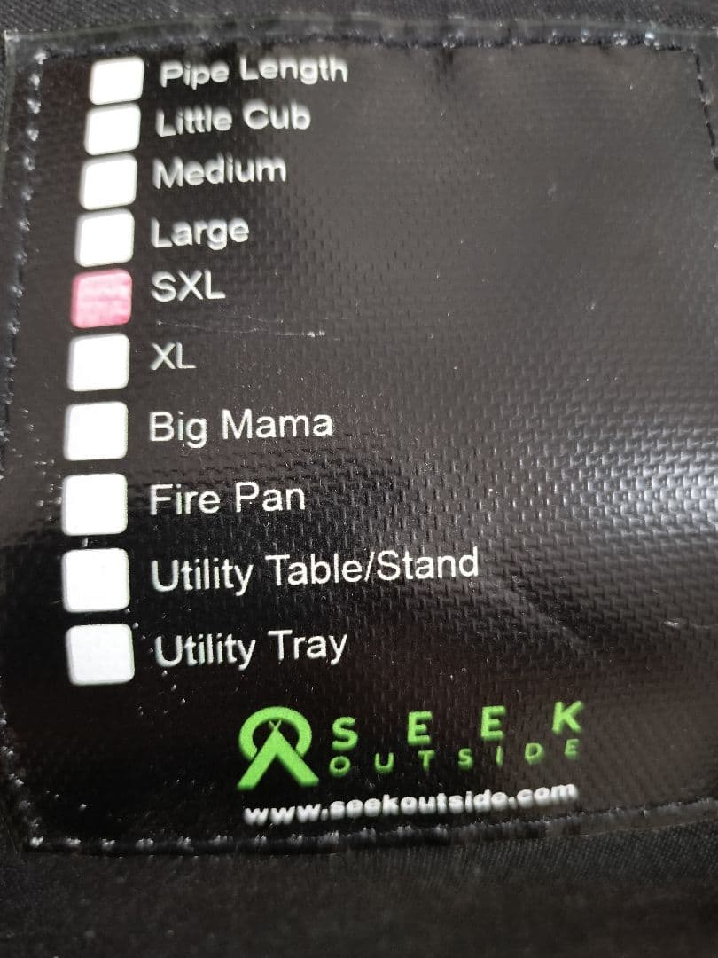 シークアウトサイド　ポータブルチタン薪ストーブ SXLサイズ