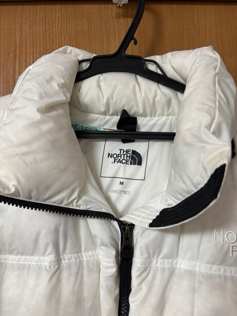 【美品】ノースフェイス　アンダイドヌプシジャケット　ダウン　M　白　ホワイト