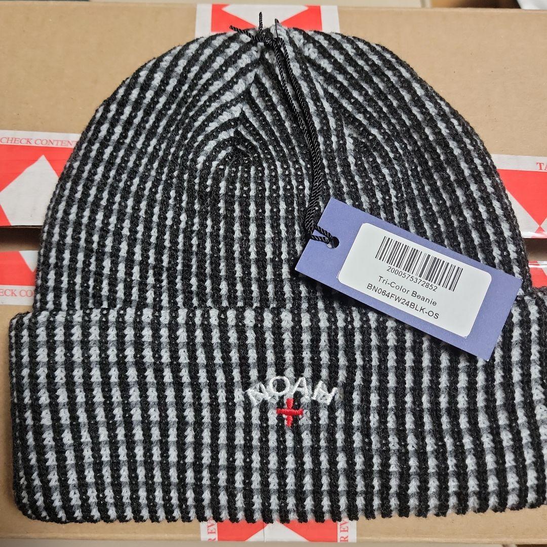 NOAH Tri-Color Beanie Black ノア ビーニー - メルカリ