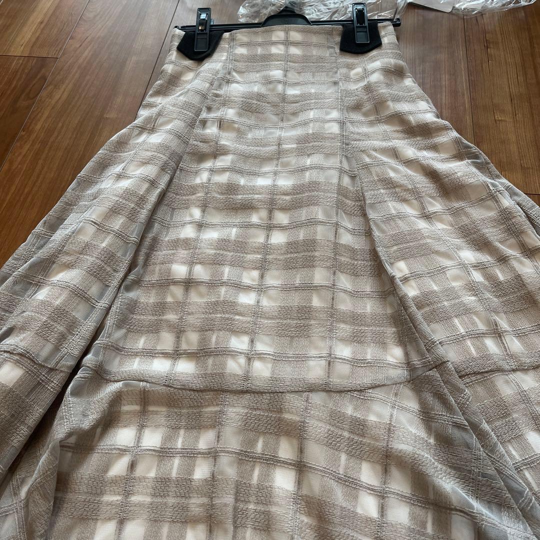 ポンちゃんさまへ⭐️新品未使用⭐️ジャスグリッティチェック刺繍スカート