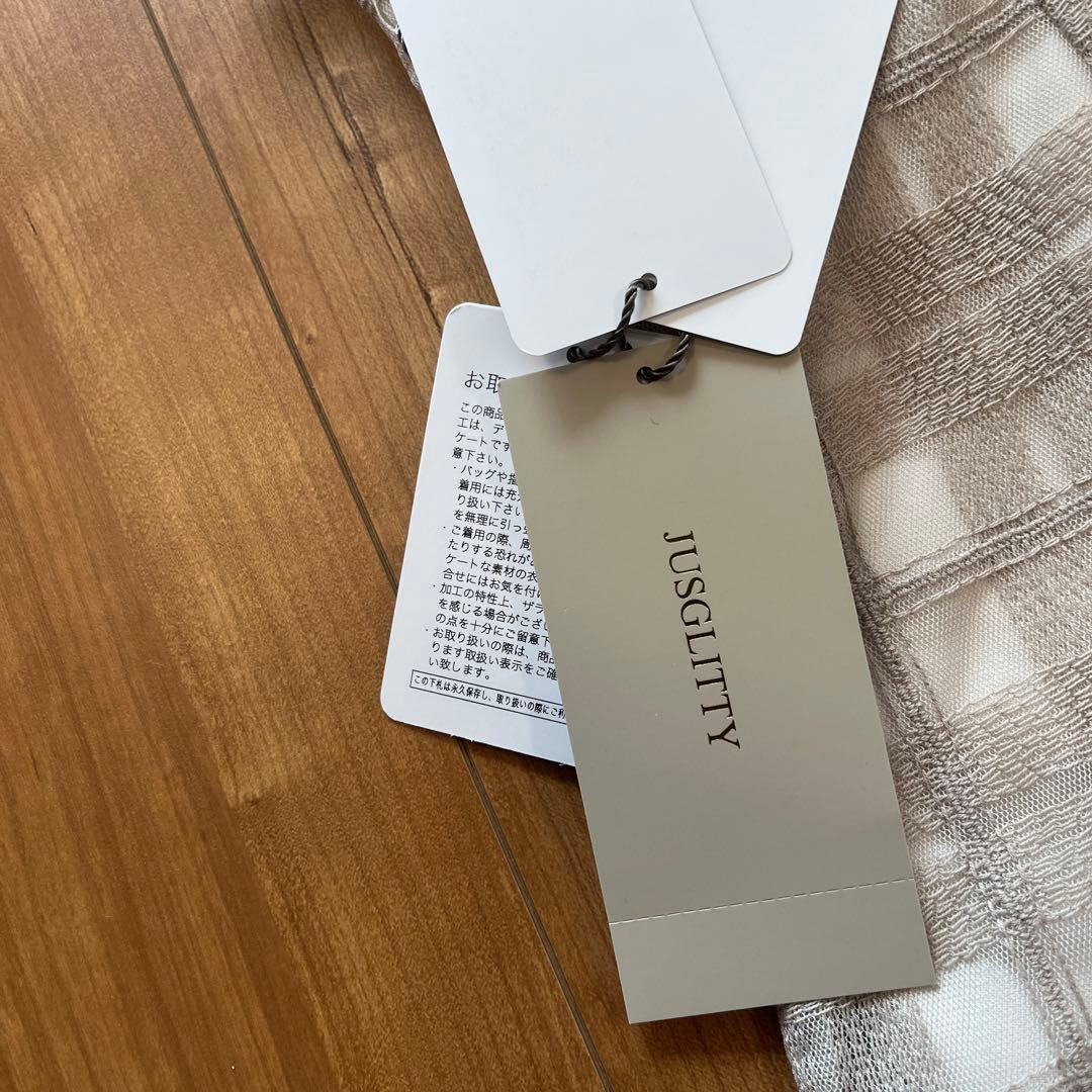 ポンちゃんさまへ⭐️新品未使用⭐️ジャスグリッティチェック刺繍スカート