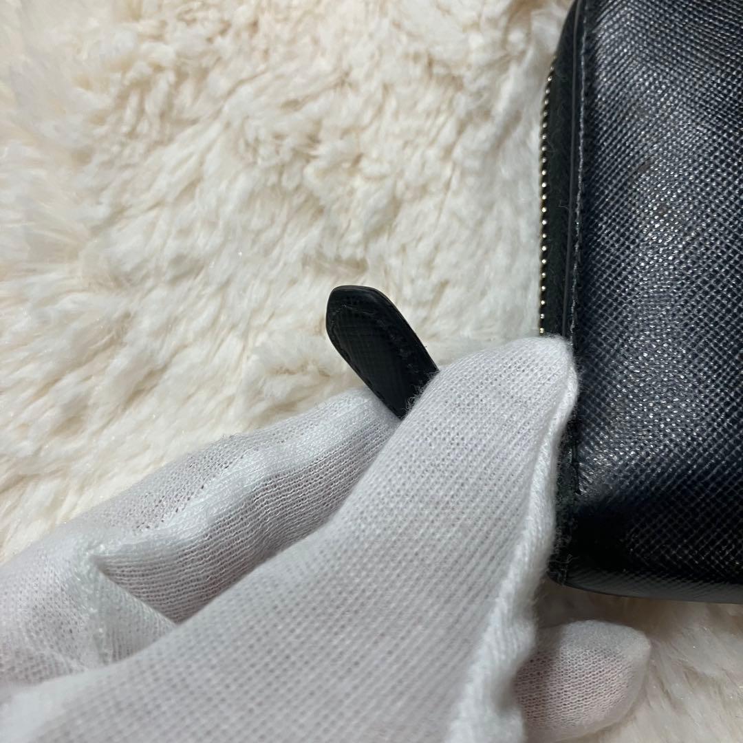 ✨美品✨PRADA プラダ 長財布 ラウンドジップ ゴールド金具 オールレザー
