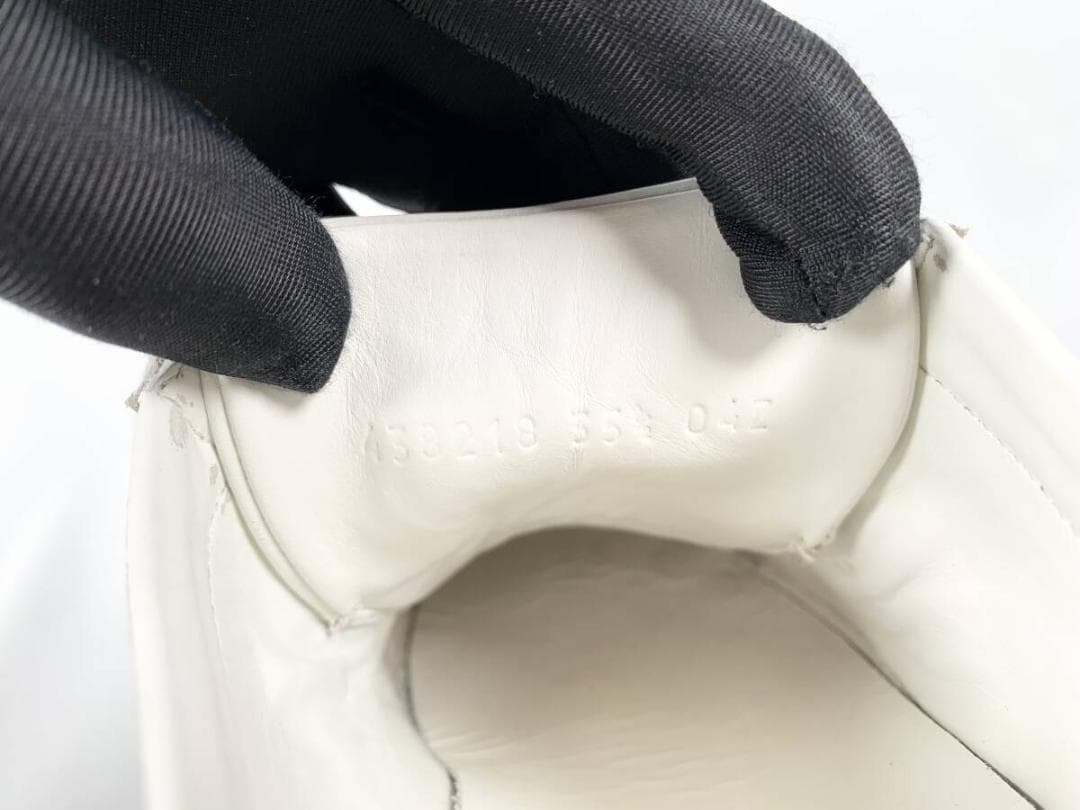 PHS【正規品】美品 グッチ GUCCI レザー スニーカー 351/2