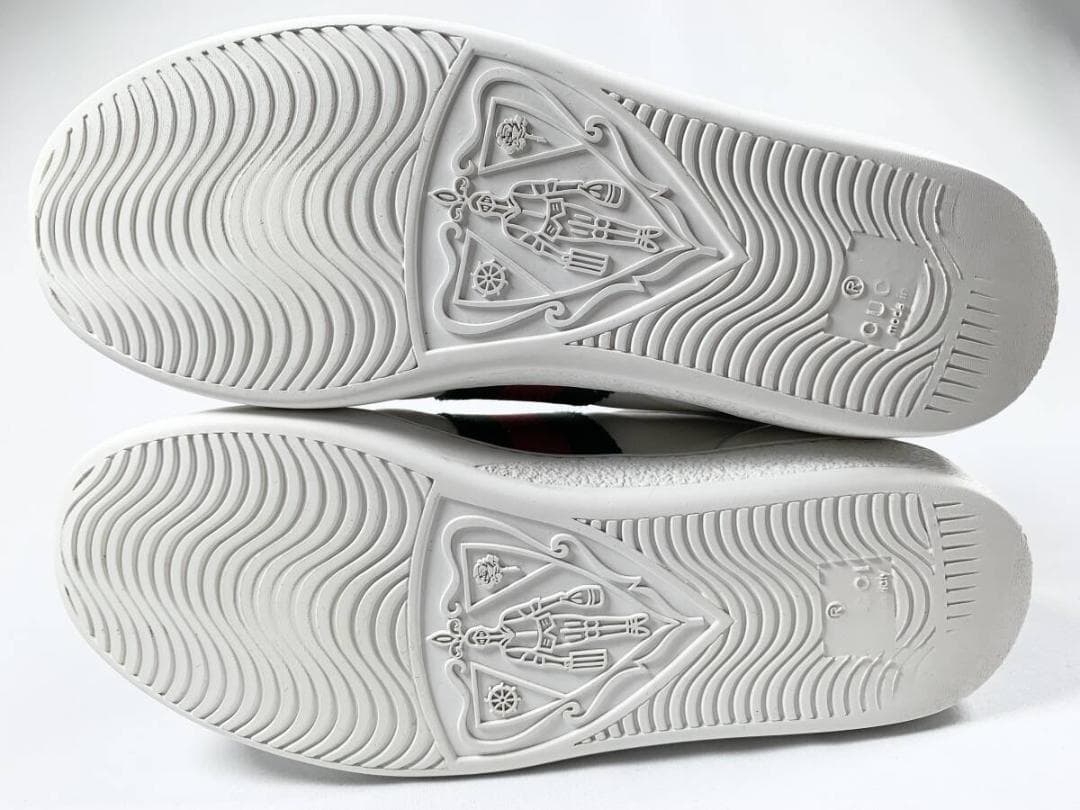 PHS【正規品】美品 グッチ GUCCI レザー スニーカー 351/2