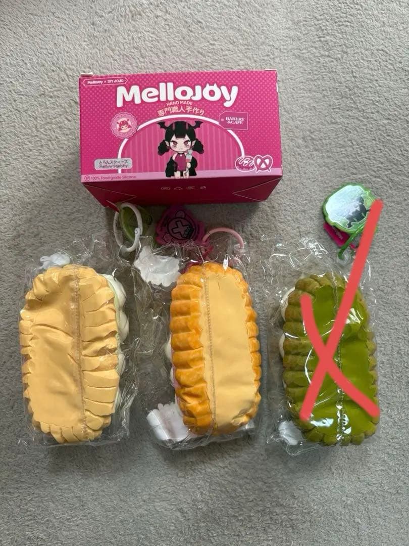 mellojoy スクイーズ フィンガータルト3個 - メルカリ