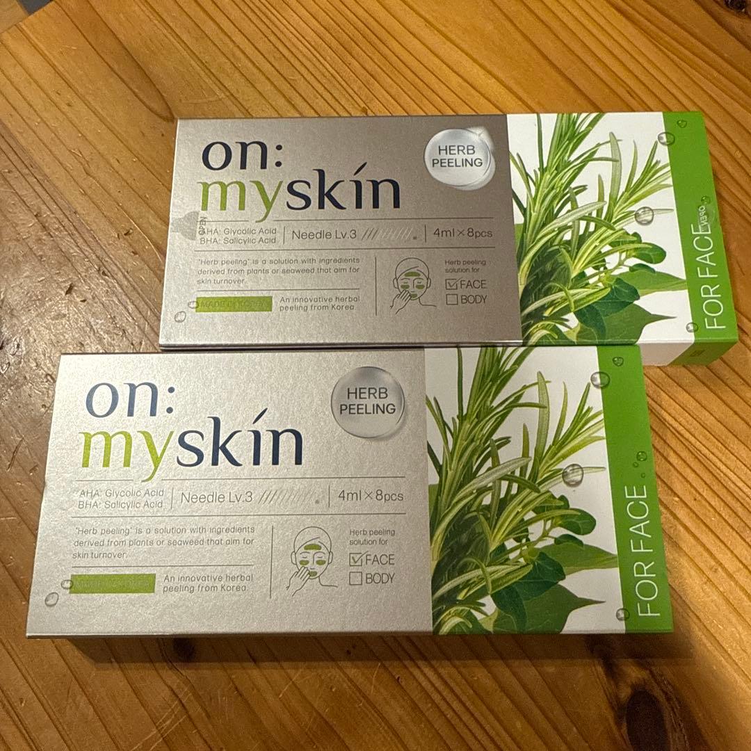 新品 未開封 on:my skin ハーブピーリング 2箱セット - メルカリ