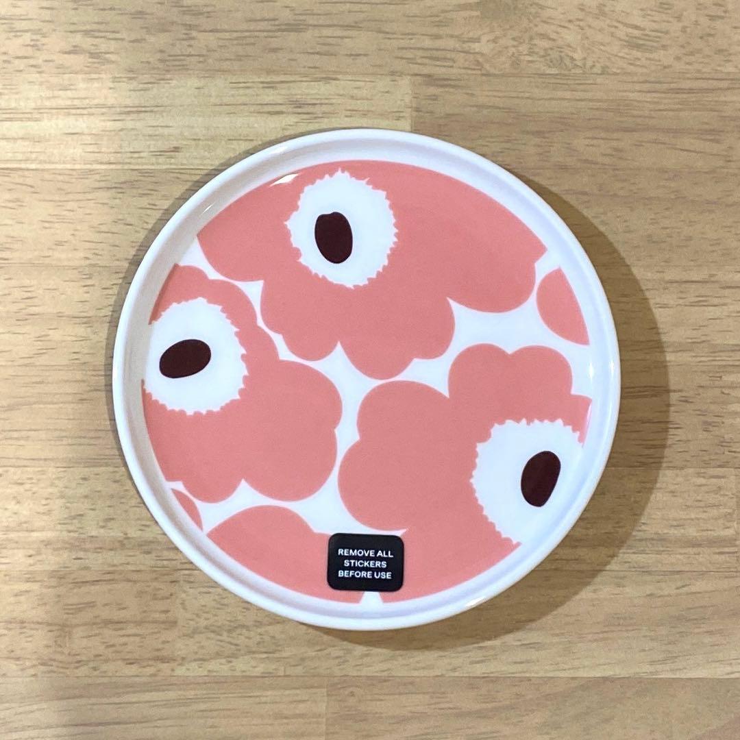 marimekko ピンクゴールド　ピンク　マグカップ　プレート　新品