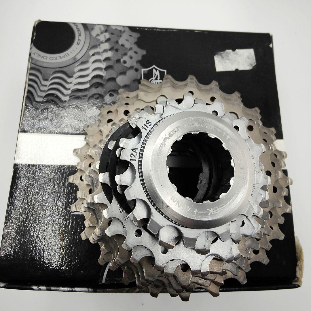 カンパニョーロスーパーレコード11S スプロケ 12-25T　極美品☆