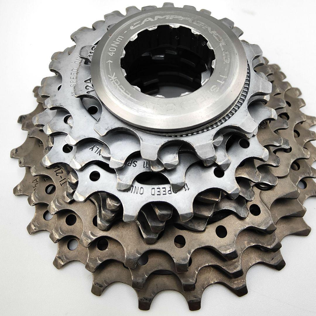 カンパニョーロスーパーレコード11S スプロケ 12-25T　極美品☆