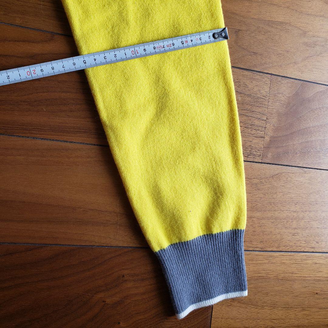 ★♡emma♡★CHUCUCHU イエロー グレー Vネック セーター★