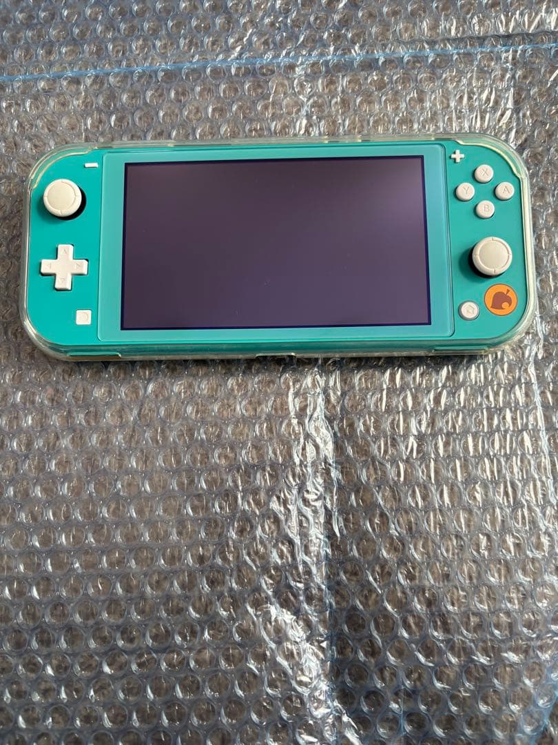 Switchライトどうぶつの森ver シリコンカバー携帯ケースガラスフィルム付き