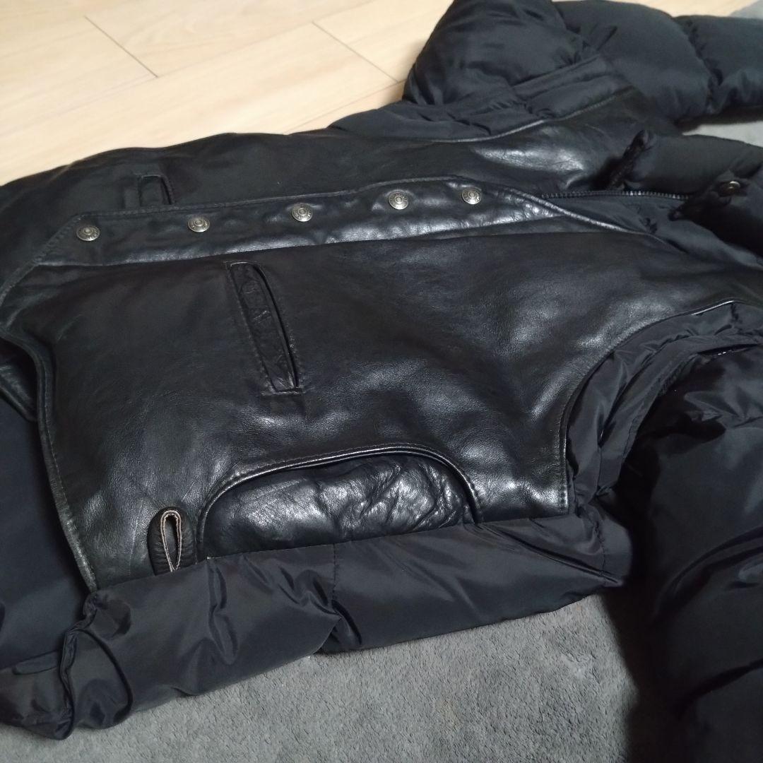 Osa Schott レザー×ダウン 2WAY ジャケット サイズ40