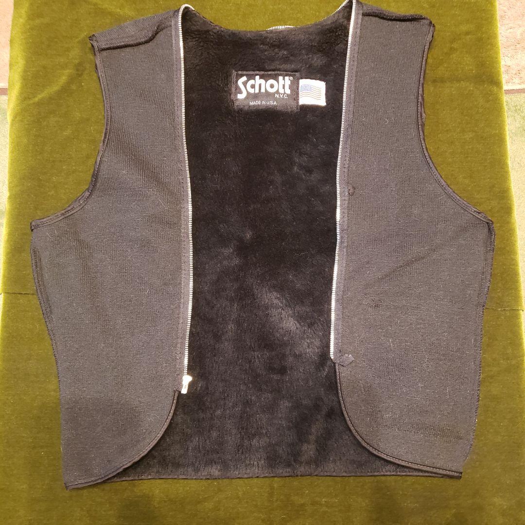 Schott ブラック レザー ジャケット