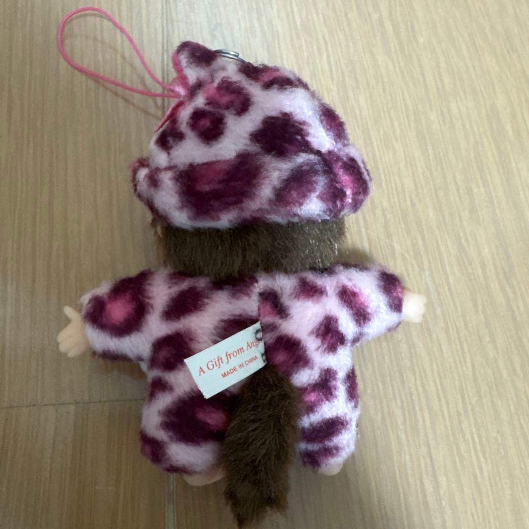 d*4様 ベビチッチ 豹柄 ピンク キーホルダー モンチッチ - メルカリ