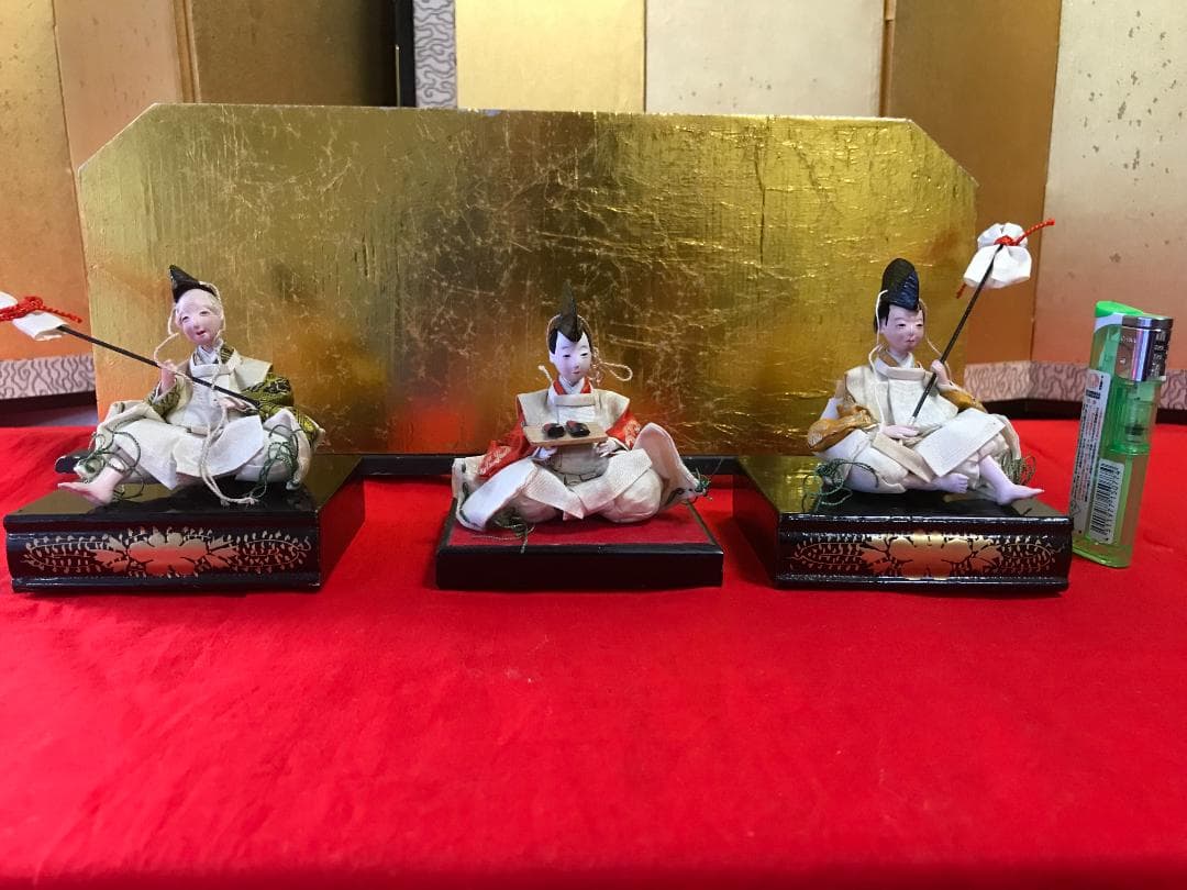 《特注品　珍品　希少》大正時代のお雛様 極小芥子雛15人揃 ひな祭り 雛人形