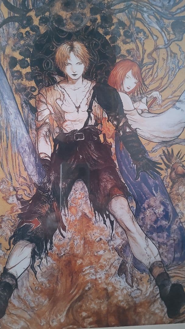 天野喜孝 FF10 【WATER WARRIOR】ポスター 非売品 - メルカリ