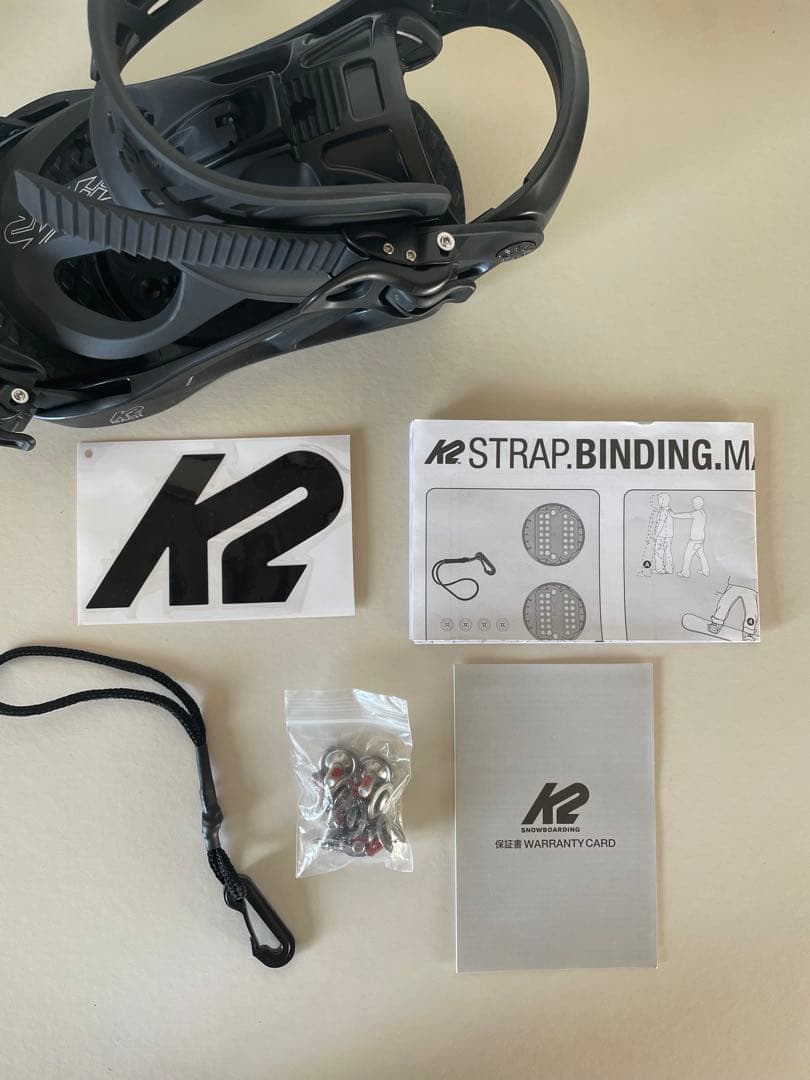 K2 MACH スノーボードビンディング Lサイズ ブラック　新品未使用