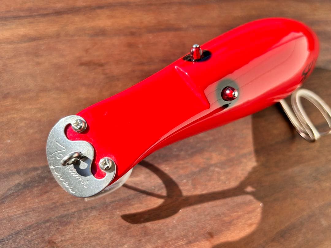 津波ルアーズ　くじらフェ　ファイヤーレッド