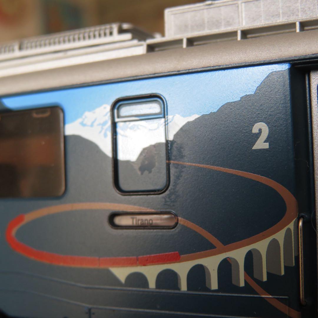 レーティッシュ鉄道ABe4/4型電気機関車ベルニナ線100年記念塗装