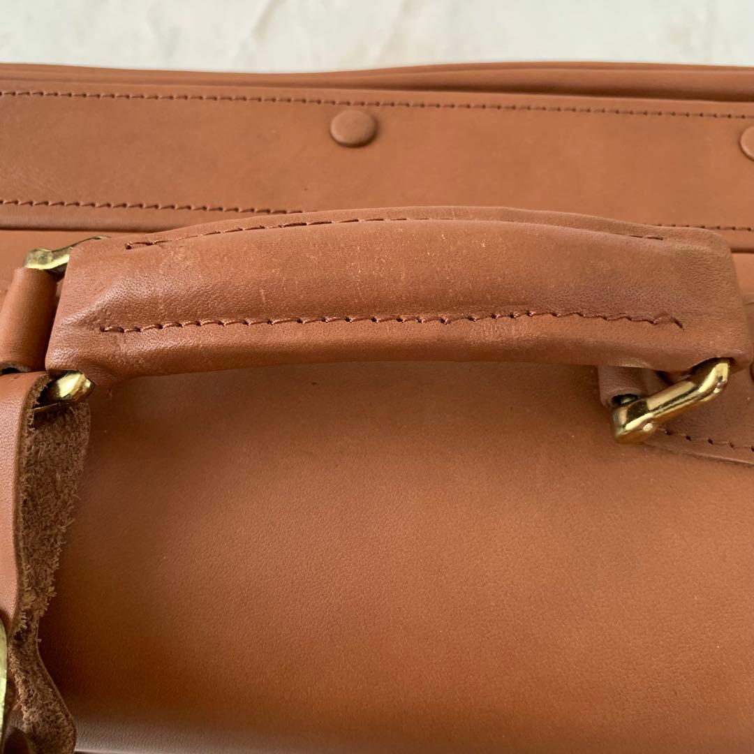 午後の紅茶 初代コイズミトランク アンティーク 希少 本革 キャメル