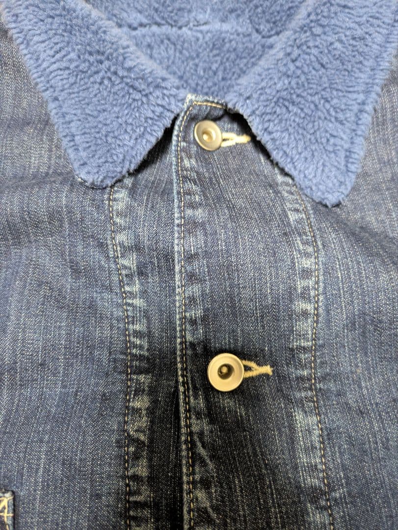 ポータークラシック　PorterClassic デニムボアジャケット　Lサイズ