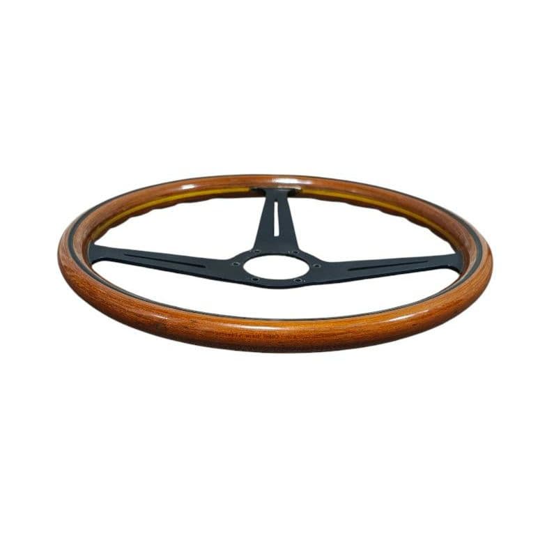 ★廃盤希少★ナルディ クラシックウッドステアリング ブラックスポーク　36.5Φ