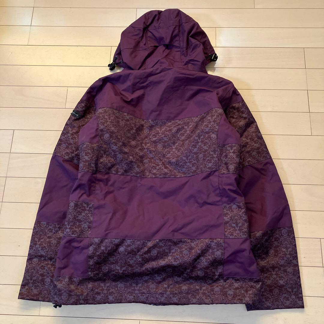 12.6 Ride ライド スノーボードウェア パープル スカル 総柄 M