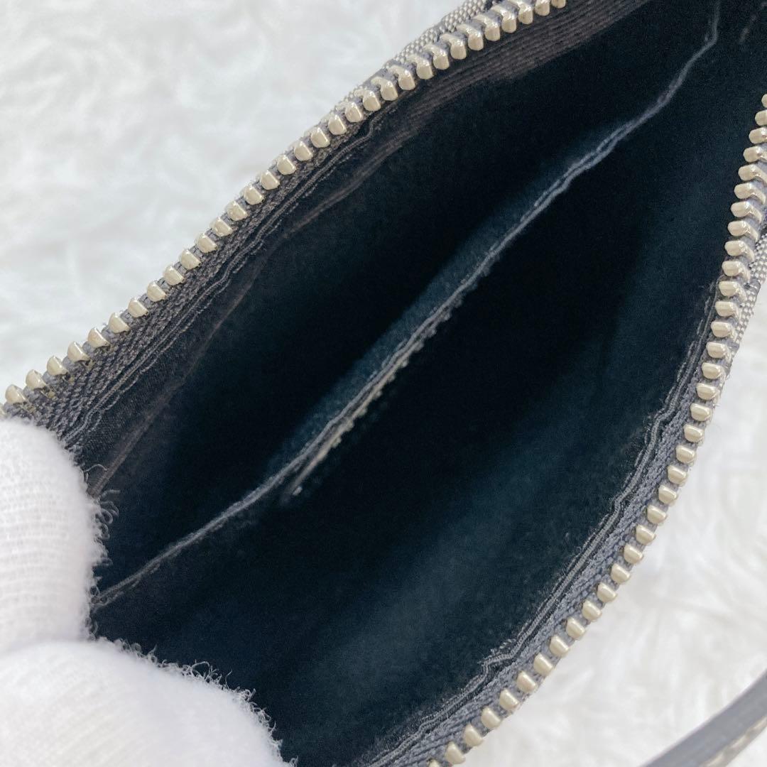 COACH アクセサリーポーチ ミニバッグ シグネチャー ネイビー