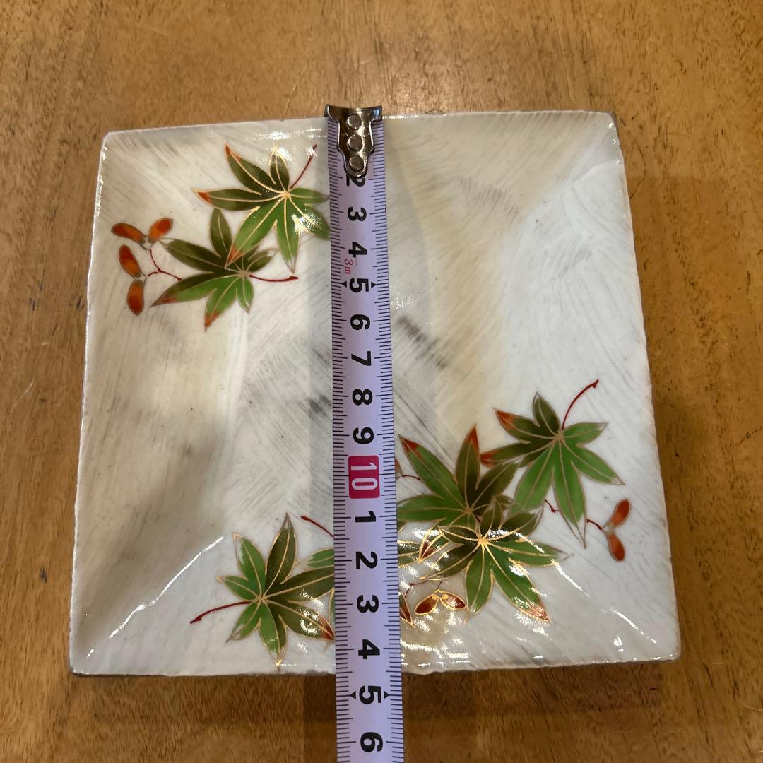 波佐見焼 林九郎窯 四季の景 刷毛目絵付皿 五枚 希少