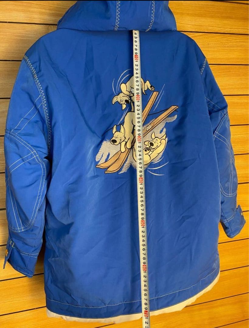 未使用　ウインデックス　レディース　9号　スキーウェア ブルー　刺繍