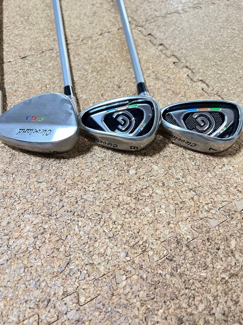 ジュニア用ゴルフクラブセット　7本