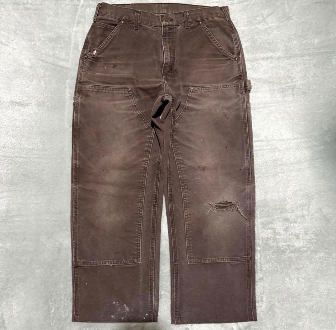 carhartt ダブルニーペインターパンツ DKB 鬼フェード 雰囲気◎