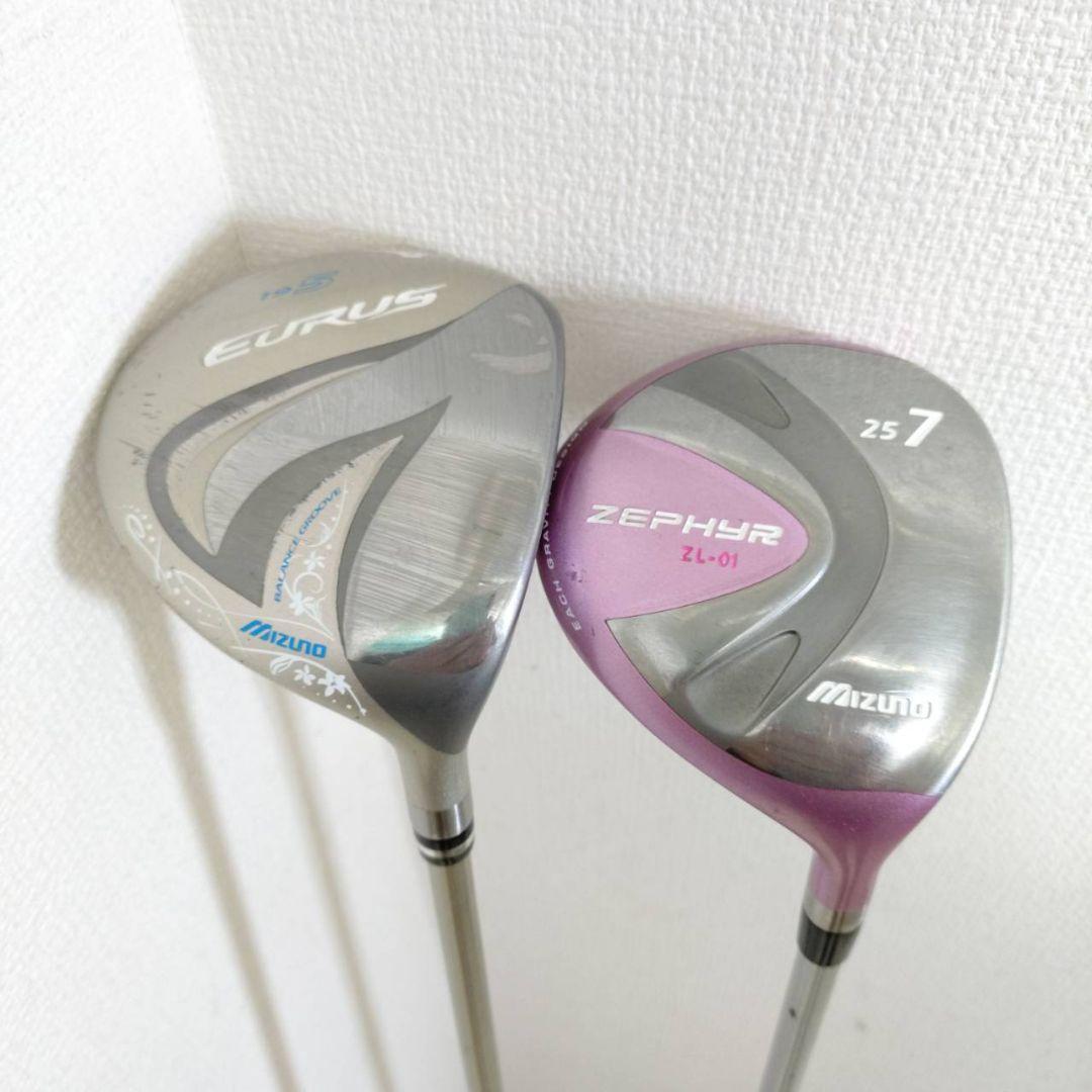 【新春特価】MIZUNO レディース ゴルフクラブセット 11本 コースデビュー