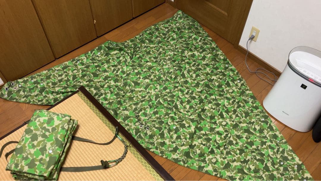 ガールズ&パンツァー 秋山優花里ツェルトバーンタイプテント(ポンチョ