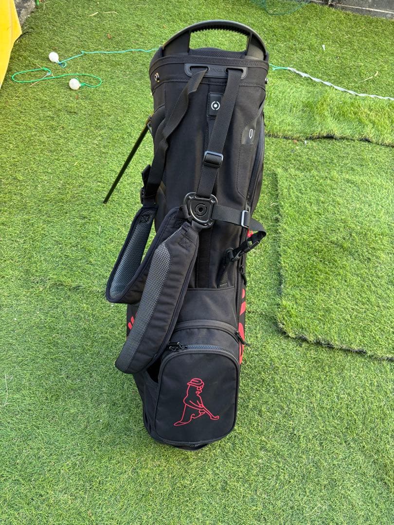 PING スタンド式ゴルフバッグ 黒•赤