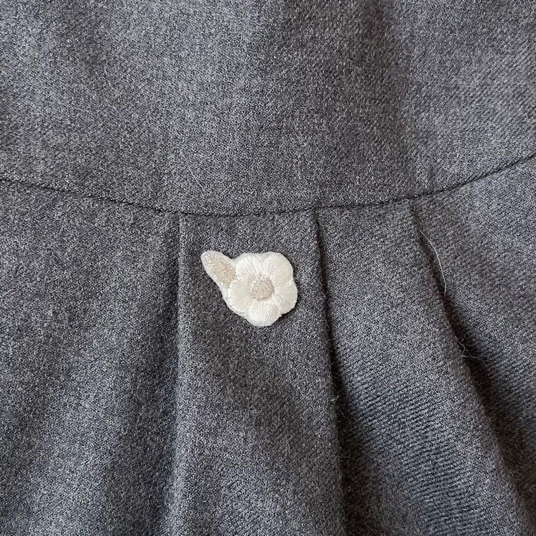 【美品】エムズグレイシー リボンニット＆フレアスカートセット ウール