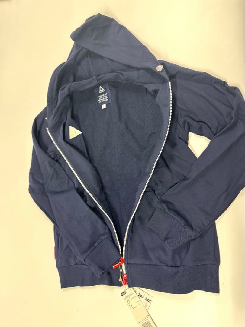Le Coq Sportif フード付きジャケット ネイビー